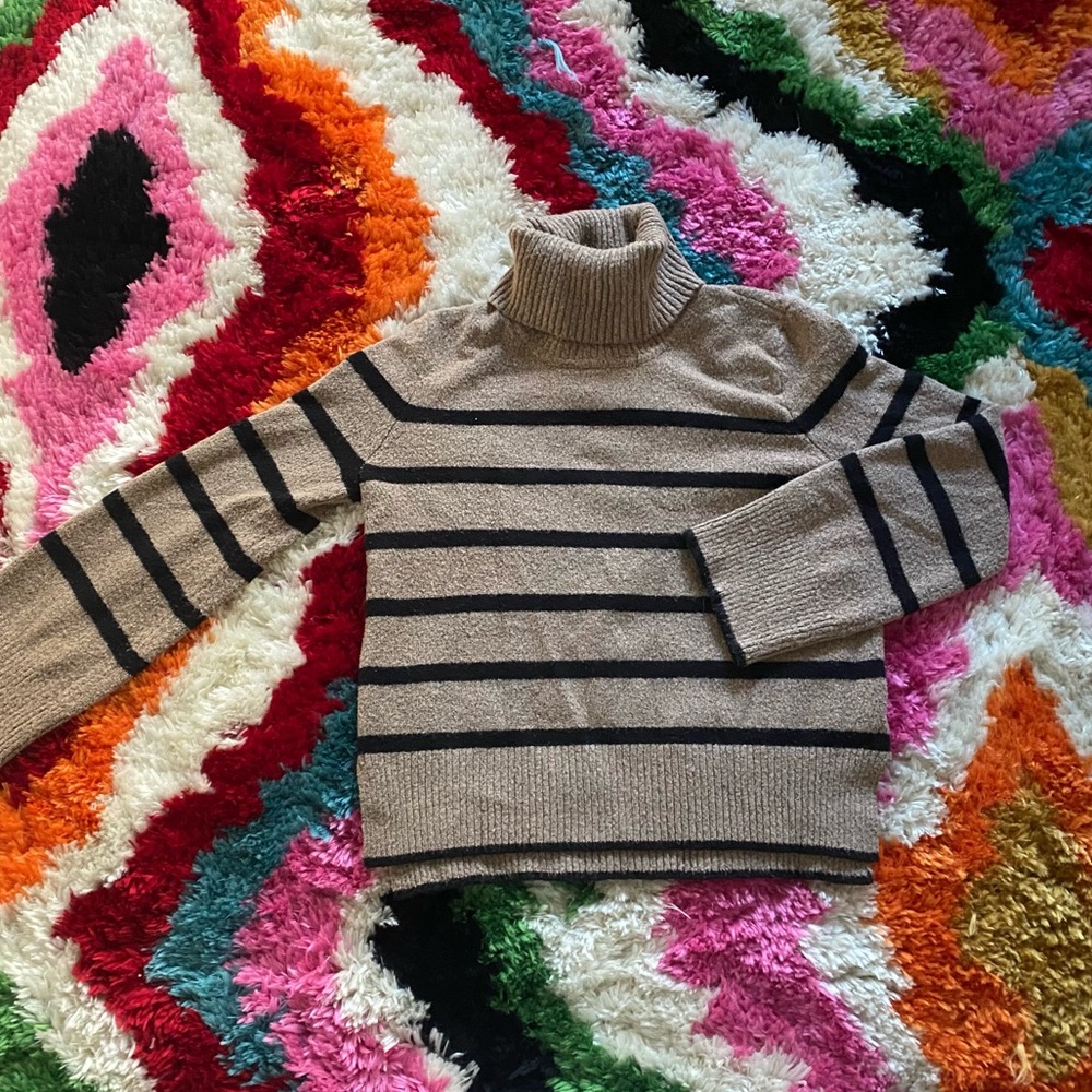 Striped Turtleneck
